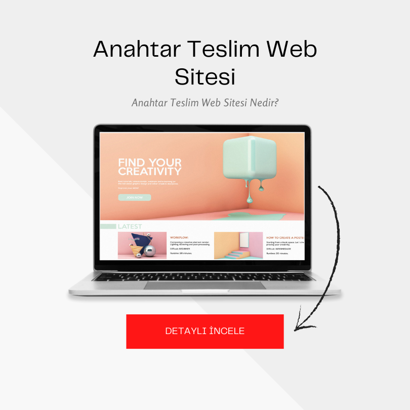  Anahtar Teslim Web Sitesi ve Sakarya Web Tasarım